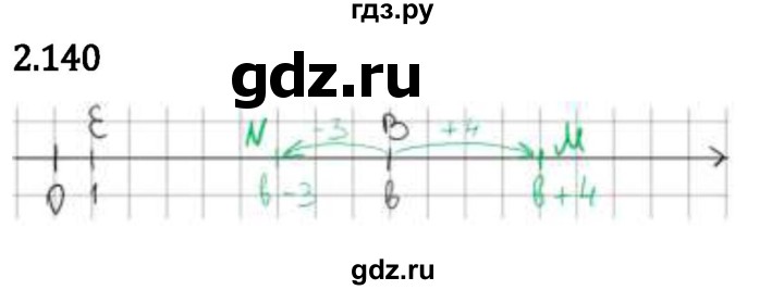 Гдз по математике за 5 класс Виленкин, Жохов, Чесноков ответ на номер № 2.140, Решебник 2024