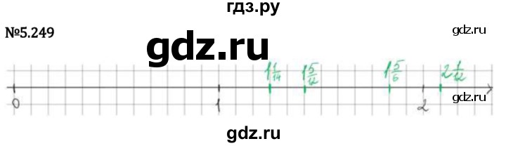 Гдз по математике за 5 класс Виленкин, Жохов, Чесноков ответ на номер № 5.249, Решебник 2024