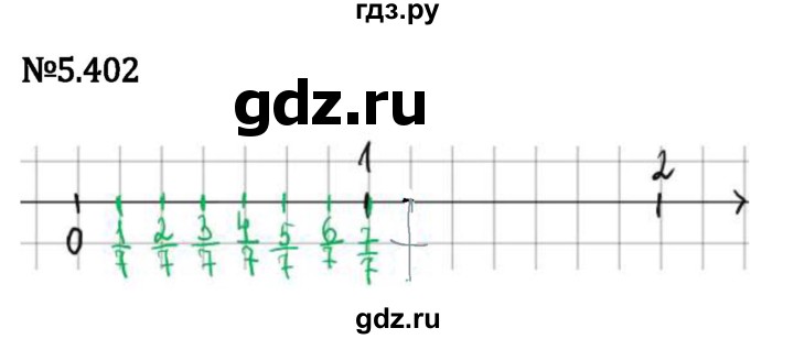 Гдз по математике за 5 класс Виленкин, Жохов, Чесноков ответ на номер № 5.402, Решебник 2024