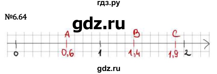 Гдз по математике за 5 класс Виленкин, Жохов, Чесноков ответ на номер № 6.64, Решебник 2024