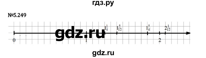 Гдз по математике за 5 класс Виленкин, Жохов, Чесноков ответ на номер № 5.249, Решебник 2024