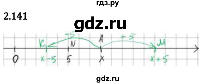 Гдз по математике за 5 класс Виленкин, Жохов, Чесноков ответ на номер № 2.141, Решебник 2026