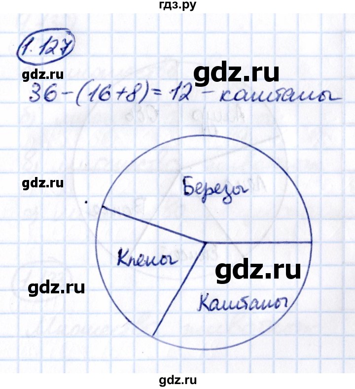 ГДЗ по математике 6 класс Виленкин   §1 / упражнение - 1.127, Решебник к учебнику 2021