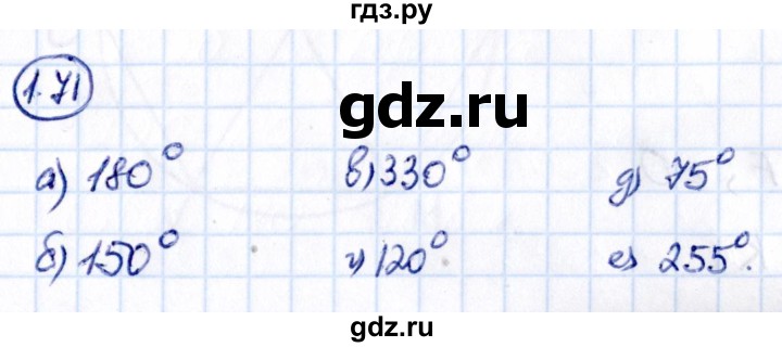 Гдз по математике за 6 класс Виленкин, Жохов, Чесноков ответ на номер № 1.71, Решебник 2021