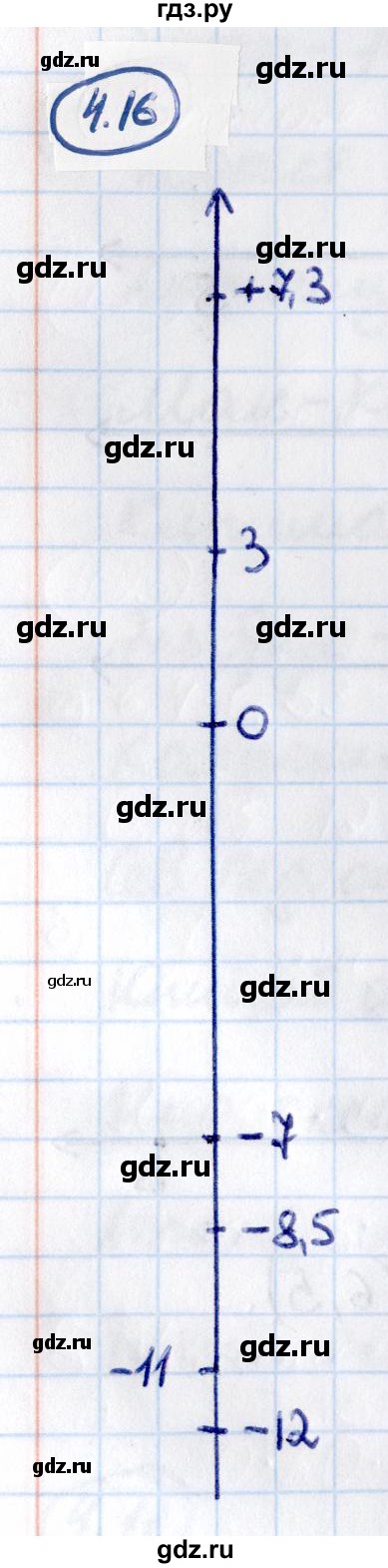 Гдз по математике за 6 класс Виленкин, Жохов, Чесноков ответ на номер № 4.16, Решебник 2021