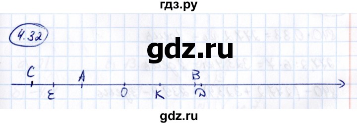 ГДЗ по математике 6 класс Виленкин   §4 / упражнение - 4.32, Решебник к учебнику 2021