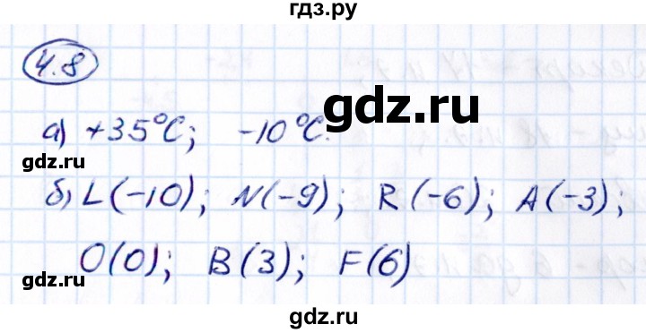 Гдз по математике за 6 класс Виленкин, Жохов, Чесноков ответ на номер № 4.8, Решебник 2021