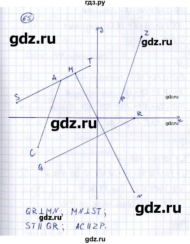 ГДЗ по математике 6 класс Виленкин   вопросы и задачи на повторение / задача - П.65, Решебник к учебнику 2021