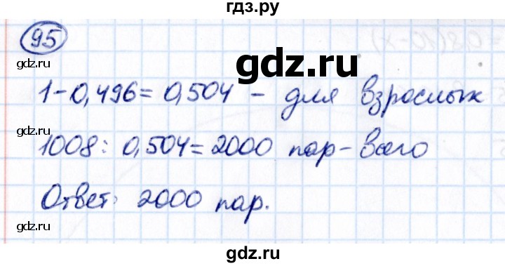 ГДЗ по математике 6 класс Виленкин   вопросы и задачи на повторение / задача - П.95, Решебник к учебнику 2021
