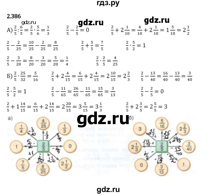 Гдз по математике за 6 класс Виленкин, Жохов, Чесноков ответ на номер № 2.386, Решебник 2024