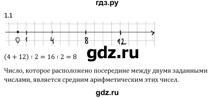 Гдз по математике за 6 класс Виленкин, Жохов, Чесноков ответ на номер № 1.1, Решебник 2024
