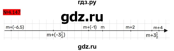Гдз по математике за 6 класс Виленкин, Жохов, Чесноков ответ на номер № 4.147, Решебник 2026