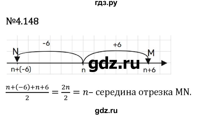 Гдз по математике за 6 класс Виленкин, Жохов, Чесноков ответ на номер № 4.148, Решебник 2026