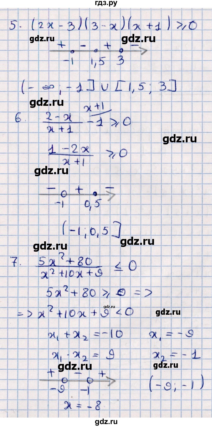 ГДЗ по алгебре 9 класс  Глазков контрольные измерительные материалы  тест / тест 6 (вариант) - 4, Решебник