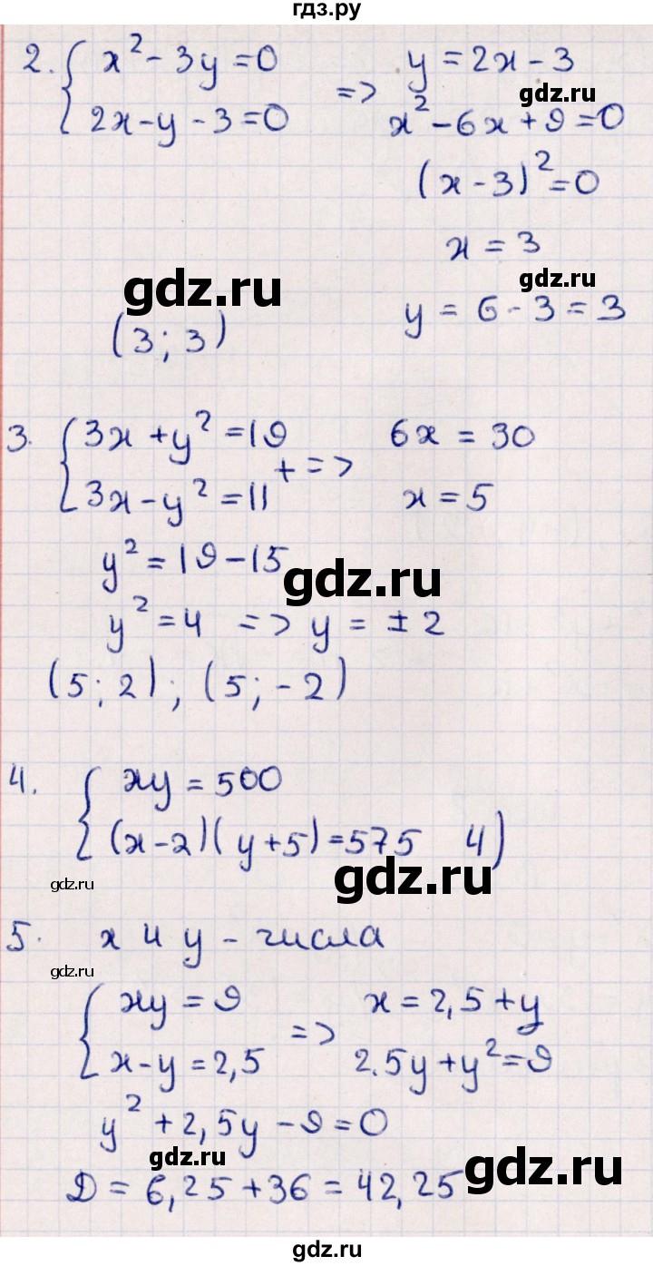 ГДЗ по алгебре 9 класс  Глазков контрольные измерительные материалы  тест / тест 8 (вариант) - 1, Решебник