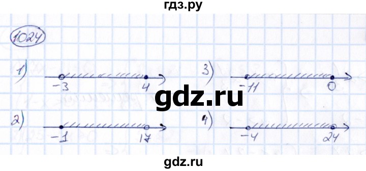 ГДЗ по математике 6 класс Абылкасымова   упражнение - 1024, Решебник
