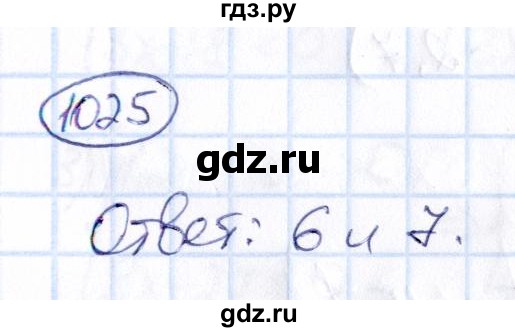 ГДЗ по математике 6 класс Абылкасымова   упражнение - 1025, Решебник