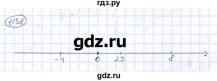 ГДЗ по математике 6 класс Абылкасымова   упражнение - 1158, Решебник