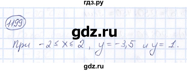 ГДЗ по математике 6 класс Абылкасымова   упражнение - 1199, Решебник