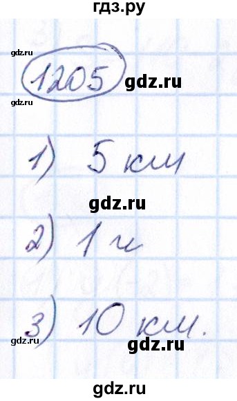 ГДЗ по математике 6 класс Абылкасымова   упражнение - 1205, Решебник