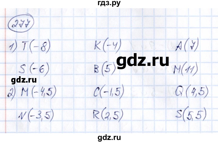 ГДЗ по математике 6 класс Абылкасымова   упражнение - 277, Решебник