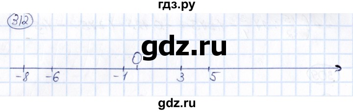ГДЗ по математике 6 класс Абылкасымова   упражнение - 312, Решебник