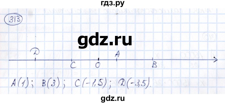 ГДЗ по математике 6 класс Абылкасымова   упражнение - 313, Решебник