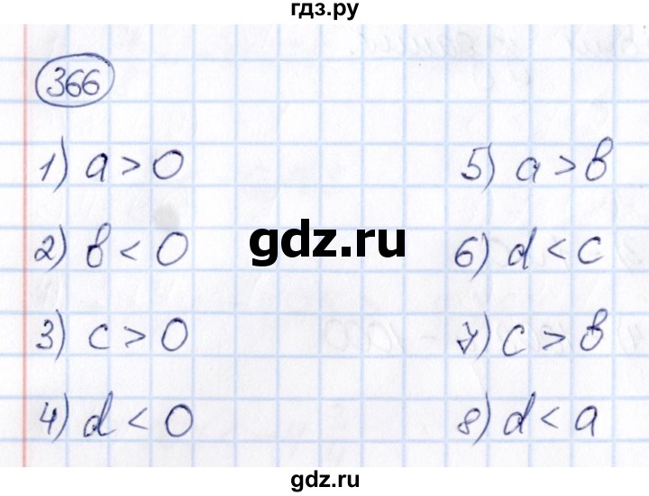 ГДЗ по математике 6 класс Абылкасымова   упражнение - 366, Решебник