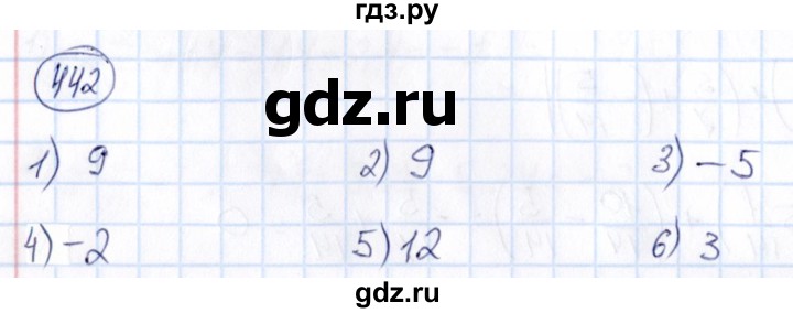 ГДЗ по математике 6 класс Абылкасымова   упражнение - 442, Решебник