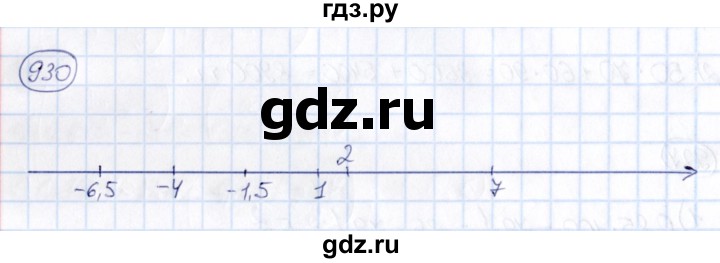 ГДЗ по математике 6 класс Абылкасымова   упражнение - 930, Решебник