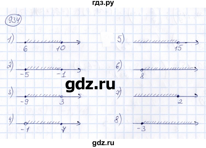 ГДЗ по математике 6 класс Абылкасымова   упражнение - 934, Решебник