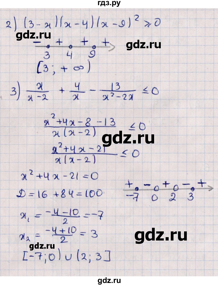 ГДЗ по алгебре 10 класс Буцко Математические диктанты, Контрольные работы Базовый уровень КР-1 / вариант 1 - 7, Решебник