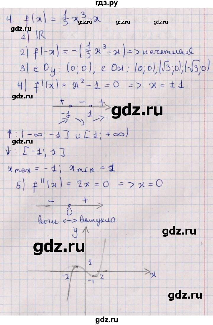 ГДЗ по алгебре 10 класс Буцко Математические диктанты, Контрольные работы Базовый уровень КР-8 / вариант 4 - 4, Решебник
