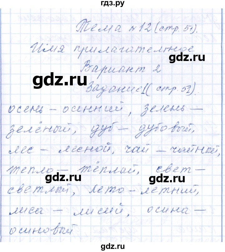 ГДЗ по русскому языку 2 класс  Голубь тематический контроль  тема 12 (вариант) - 2, Решебник