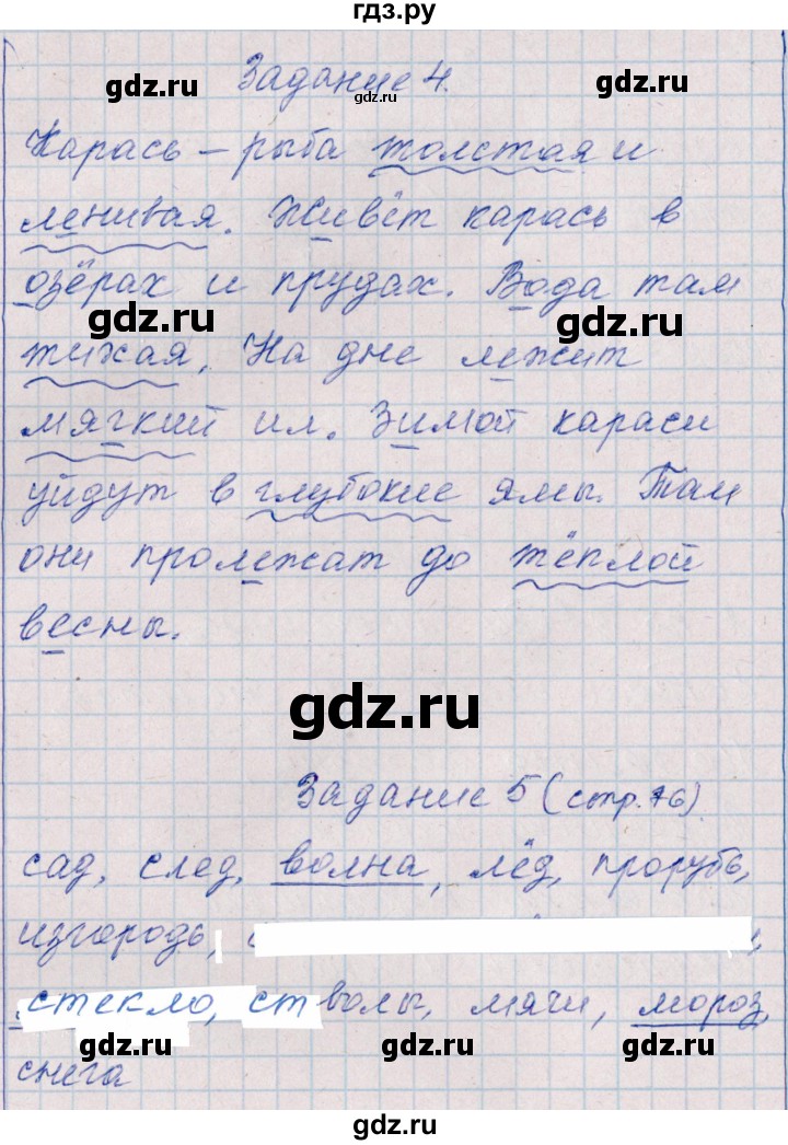 ГДЗ по русскому языку 2 класс  Голубь тематический контроль  тема 18 (вариант) - 2, Решебник