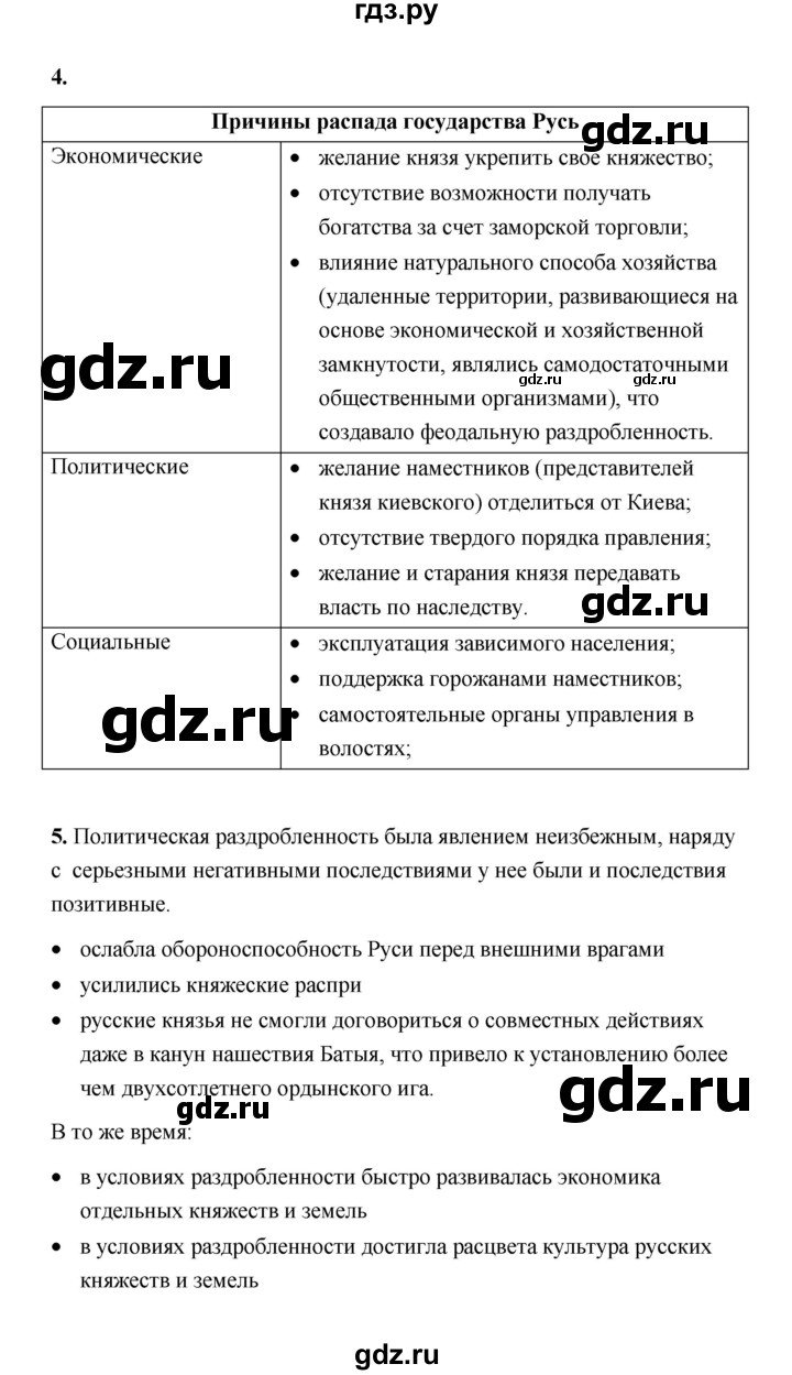 ГДЗ по истории 6 класс  Черникова   страница - 101, Решебник