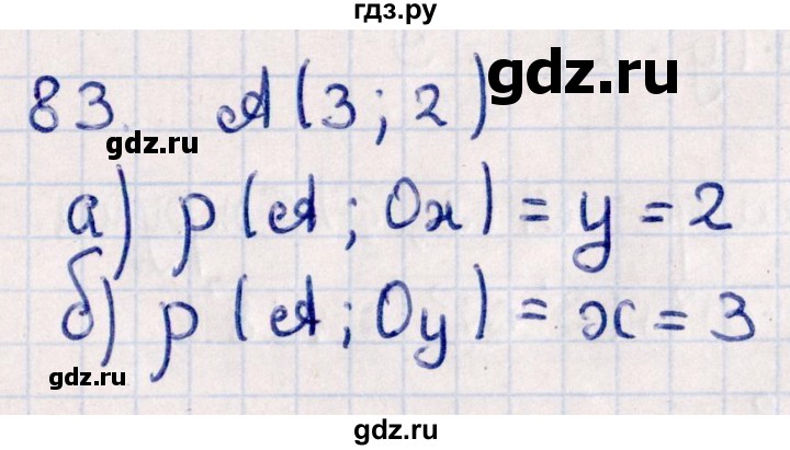 ГДЗ по геометрии 10 класс Смирнов  Естественно-математическое направление повторение курса 7-9 классов - 83, Решебник
