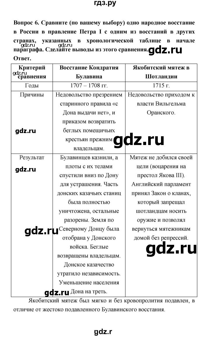 ГДЗ по истории 8 класс  Черникова История России  страница - 62, Решебник