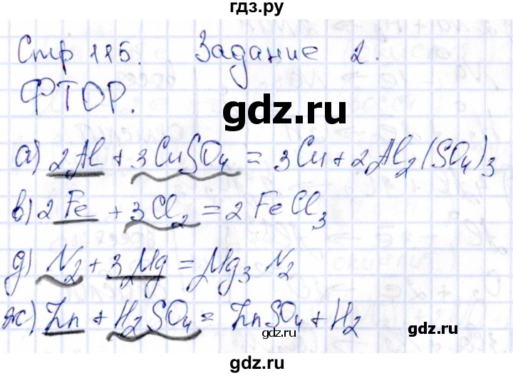 ГДЗ по химии 11 класс Габриелян рабочая тетрадь Базовый уровень страница - 115, Решебник