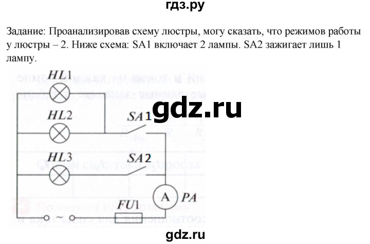 ГДЗ по технологии 8‐9 класс Глозман   §36 / задание - 1, Решебник