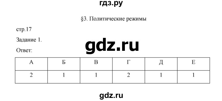 ГДЗ по обществознанию 9 класс Митькин рабочая тетрадь (Боголюбов)  страница - 17, Решебник 2024