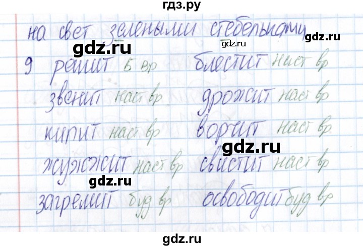 ГДЗ по русскому языку 3 класс  Голубь Тематический контроль  тема 12 (вариант) - 3, Решебник №1