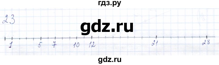 ГДЗ по математике 5 класс Бурмистрова рабочая тетрадь (Виленкин)  часть 1 / номер - 23, Решебник