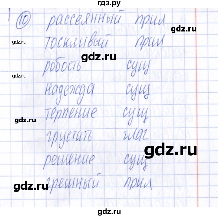 ГДЗ по русскому языку 4 класс  Голубь Тематический контроль  тема 5 (вариант) - 3, Решебник №1