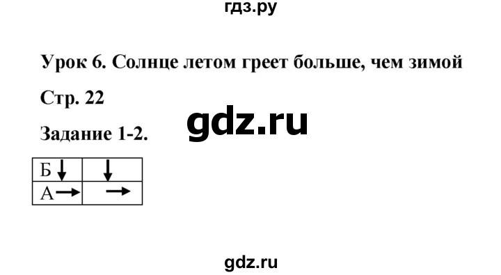 ГДЗ по окружающему миру 2 класс  Вахрушев рабочая тетрадь  часть 1 - 22, Решебник