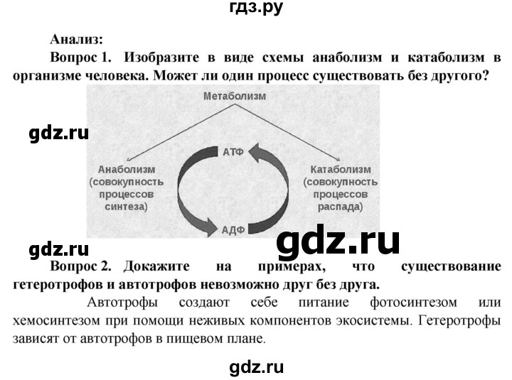 ГДЗ по биологии 10 класс Асанов   страница - 88, Решебник