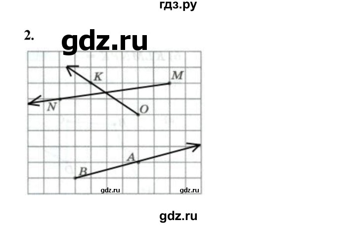 ГДЗ по математике 5 класс Ткачева рабочая тетрадь (Виленкин) Базовый уровень плоскость, прямая, луч, угол (упражнение) - 2, Решебник 2023