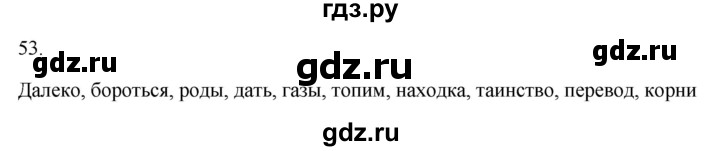 ГДЗ по русскому языку 5 класс Бондаренко рабочая тетрадь (Ладыженская)  часть 1 - 53, Решебник