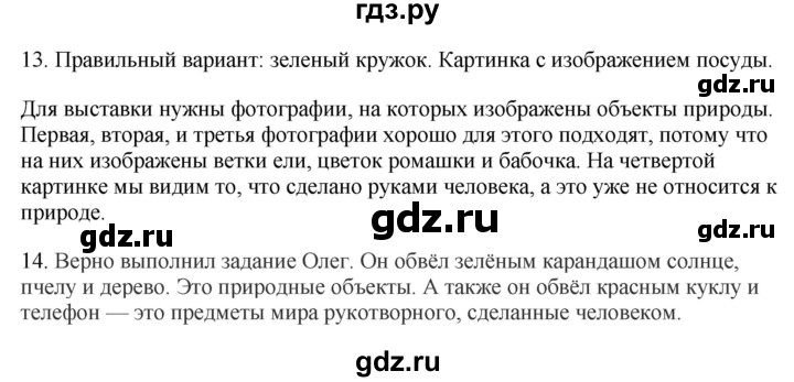 ГДЗ по окружающему миру 1‐2 класс Плешаков первый год обучения  часть 3. страница - 91, Решебник