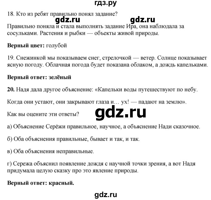 ГДЗ по окружающему миру 1‐2 класс Плешаков первый год обучения  часть 3. страница - 95, Решебник